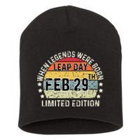 February 29 Birthday Leap Year Short Acrylic Beanie