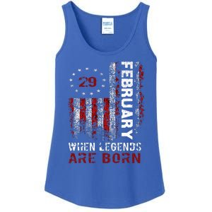 February 29 Birthday For Leap Year Ladies Essential Tank