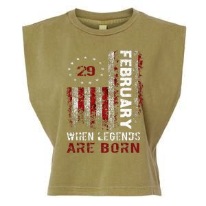 February 29 Birthday For Leap Year Garment-Dyed Women's Muscle Tee