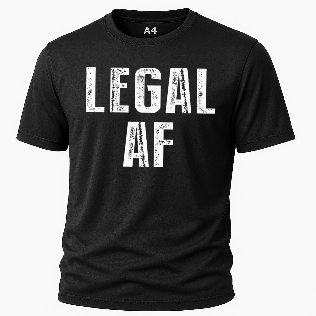 Funny 21st Birthday Gift Legal Af 21 Years Old Cooling Performance Crew T-Shirt