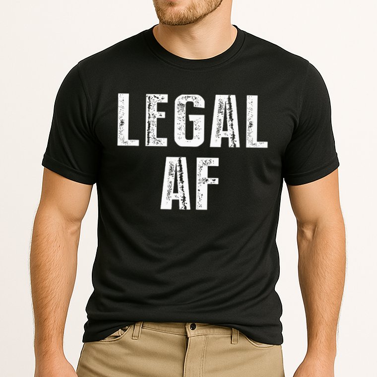 Funny 21st Birthday Gift Legal Af 21 Years Old Cooling Performance Crew T-Shirt