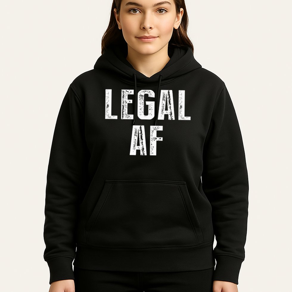 Funny 21st Birthday Gift Legal Af 21 Years Old Hoodie