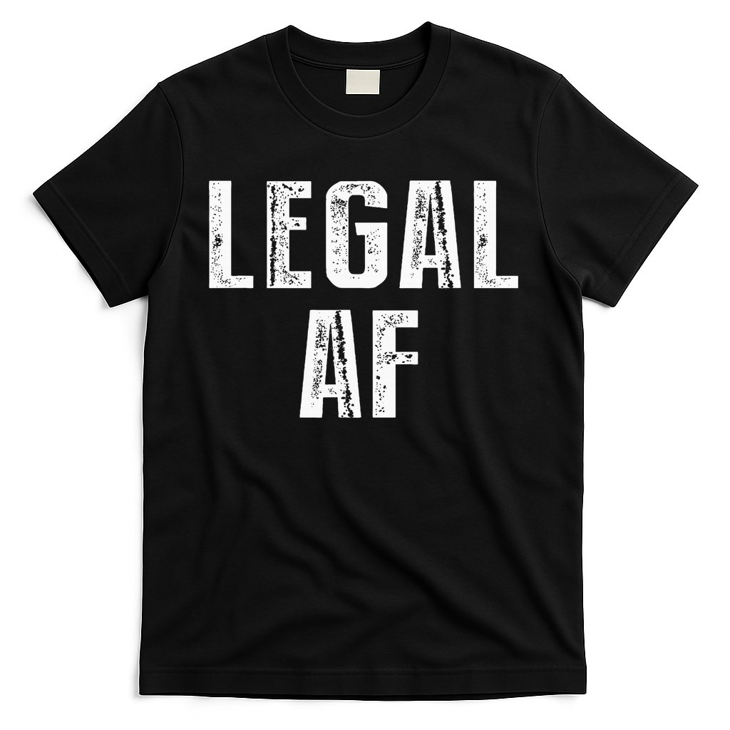 Funny 21st Birthday Gift Legal Af 21 Years Old T-Shirt