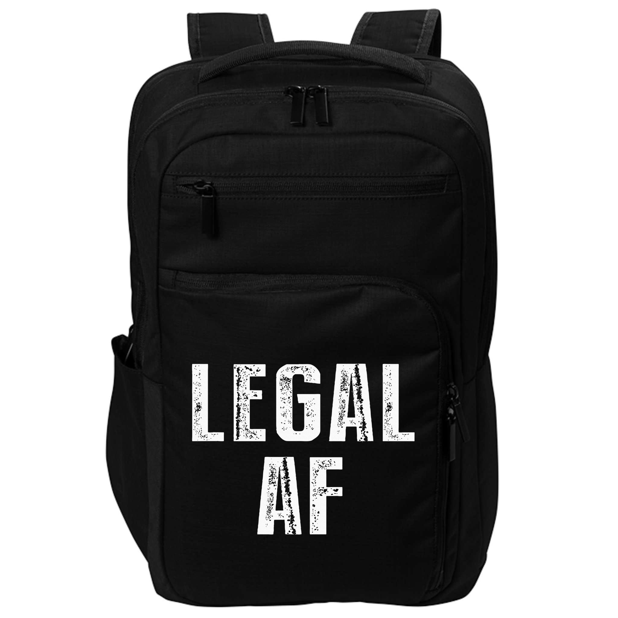 Funny 21st Birthday Gift Legal Af 21 Years Old Impact Tech Backpack