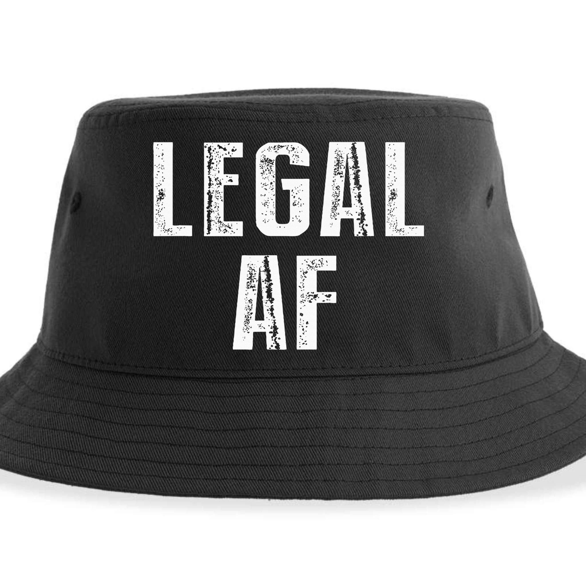 Funny 21st Birthday Gift Legal Af 21 Years Old Sustainable Bucket Hat