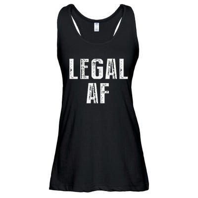 Funny 21st Birthday Gift Legal Af 21 Years Old Ladies Essential Flowy Tank