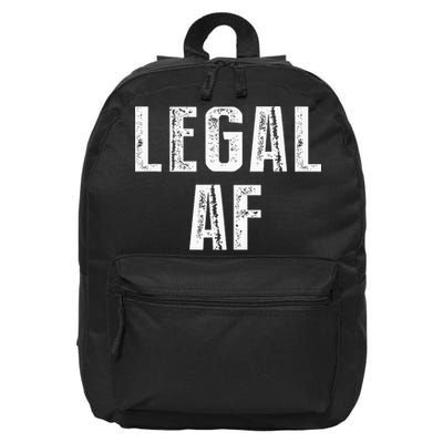 Funny 21st Birthday Gift Legal Af 21 Years Old 16 in Basic Backpack