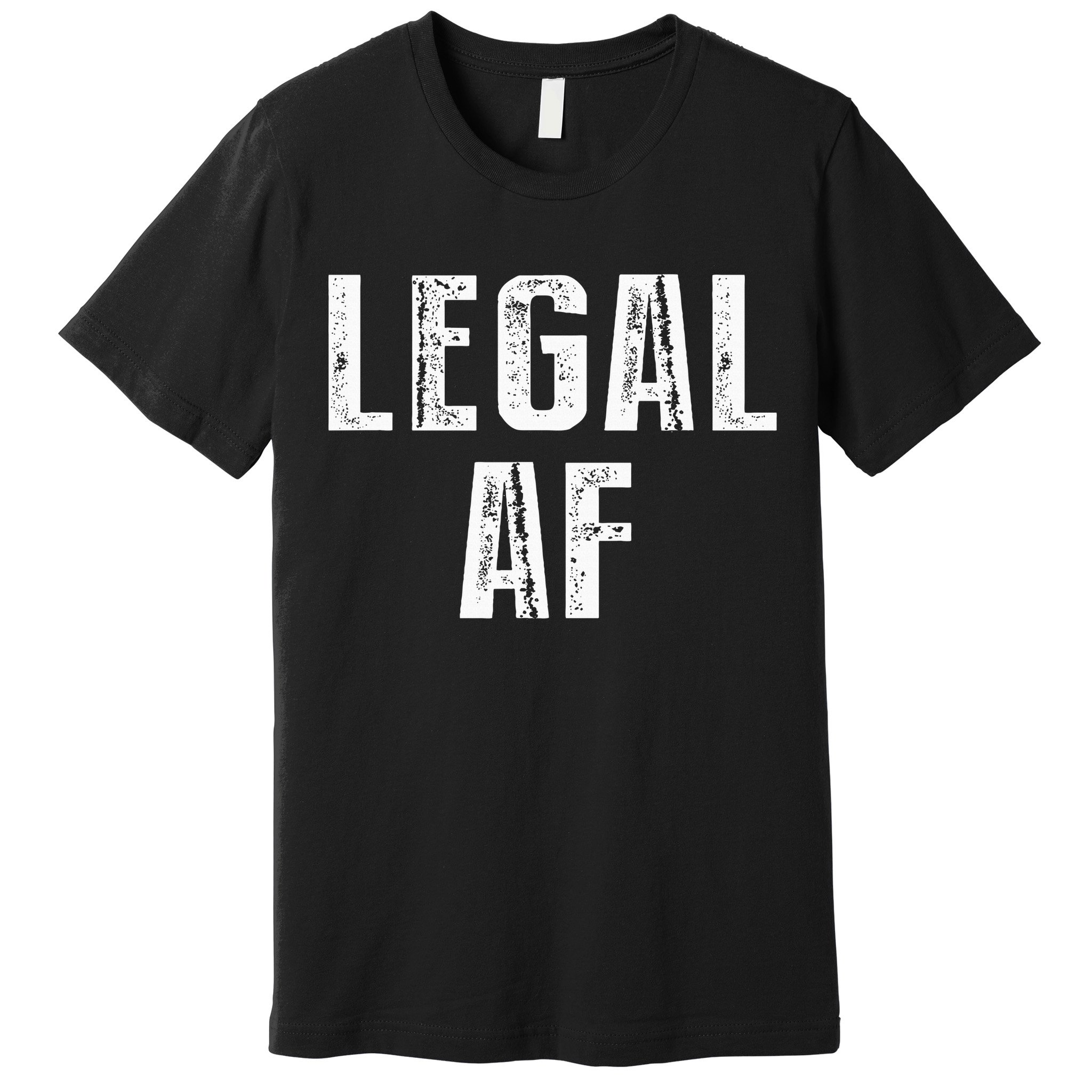 Funny 21st Birthday Gift Legal Af 21 Years Old Premium T-Shirt