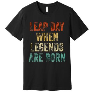 February 29 Birthday Cool Leap Year Premium T-Shirt