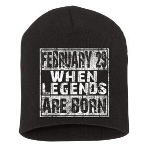 February 29 Birthday Cool Leap Year Short Acrylic Beanie