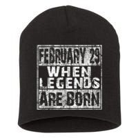 February 29 Birthday Cool Leap Year Short Acrylic Beanie