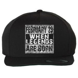 February 29 Birthday Cool Leap Year Wool Snapback Cap