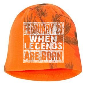 February 29 Birthday Cool Leap Year Kati - Camo Knit Beanie