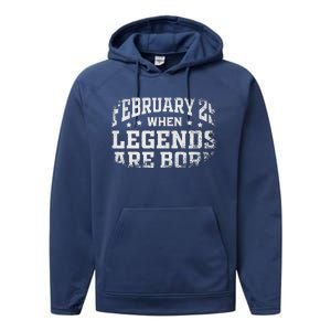 February 29 Birthday Leap Year For Cool Leap Day Performance Fleece Hoodie