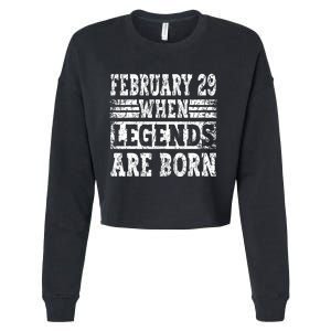 February 29 Birthday Cool Leap Year Cropped Pullover Crew