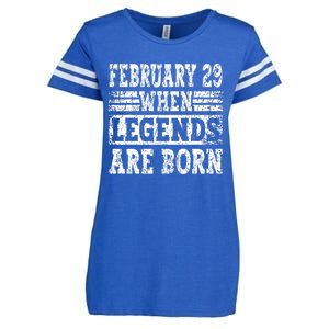 February 29 Birthday Cool Leap Year Enza Ladies Jersey Football T-Shirt