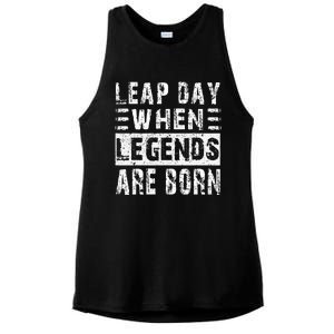 February 29 Birthday Cool Leap year Ladies PosiCharge Tri-Blend Wicking Tank