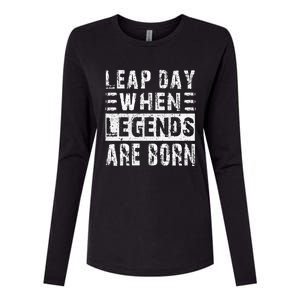 February 29 Birthday Cool Leap year Womens Cotton Relaxed Long Sleeve T-Shirt