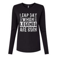 February 29 Birthday Cool Leap year Womens Cotton Relaxed Long Sleeve T-Shirt