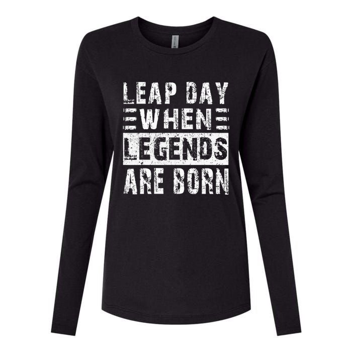 February 29 Birthday Cool Leap year Womens Cotton Relaxed Long Sleeve T-Shirt