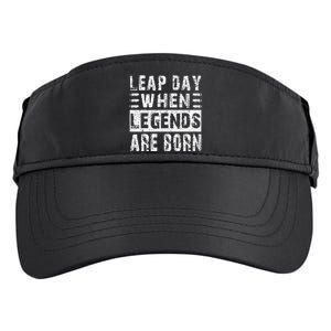 February 29 Birthday Cool Leap year Adult Drive Performance Visor