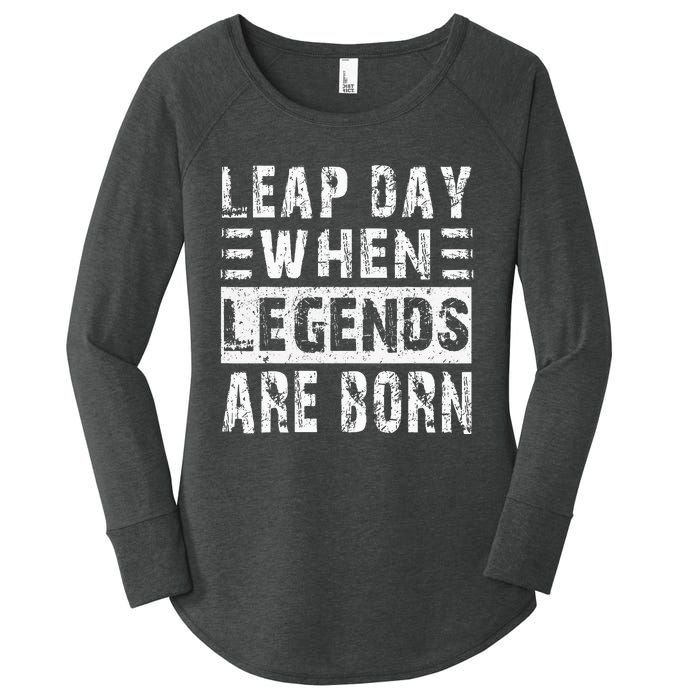 February 29 Birthday Cool Leap year Women's Perfect Tri Tunic Long Sleeve Shirt