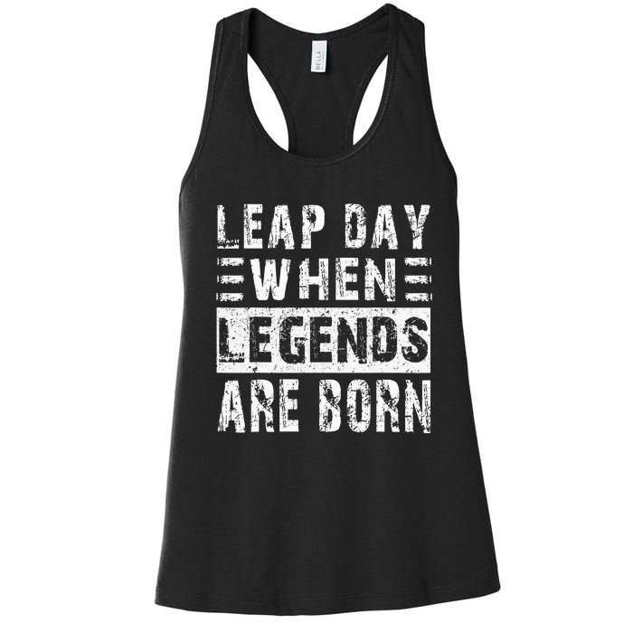 February 29 Birthday Cool Leap year Women's Racerback Tank