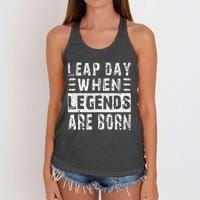 February 29 Birthday Cool Leap year Women's Knotted Racerback Tank