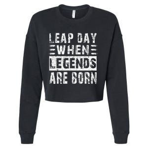 February 29 Birthday Cool Leap year Cropped Pullover Crew