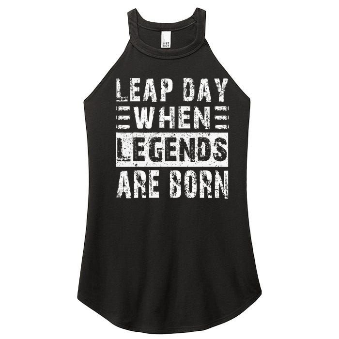 February 29 Birthday Cool Leap year Women's Perfect Tri Rocker Tank