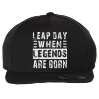 February 29 Birthday Cool Leap year Wool Snapback Cap