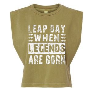 February 29 Birthday Cool Leap year Garment-Dyed Women's Muscle Tee