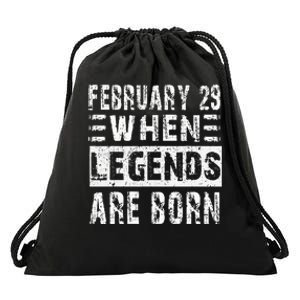 February 29 Birthday Cool leap year Drawstring Bag