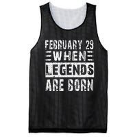 February 29 Birthday Cool leap year Mesh Reversible Basketball Jersey Tank