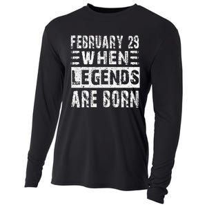 February 29 Birthday Cool leap year Cooling Performance Long Sleeve Crew