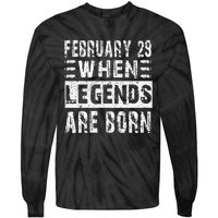 February 29 Birthday Cool leap year Tie-Dye Long Sleeve Shirt