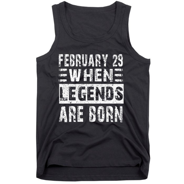 February 29 Birthday Cool leap year Tank Top