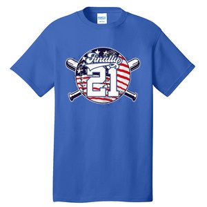 FINALLY 21 BASEBALL 21st BIRTHDAY Tall T-Shirt