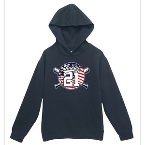 FINALLY 21 BASEBALL 21st BIRTHDAY Urban Pullover Hoodie