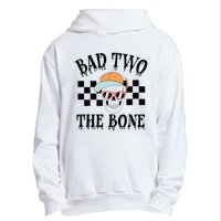 Funny 2nd Birthday Halloween Skeleton Boy Bad Two The Bone Urban Pullover Hoodie