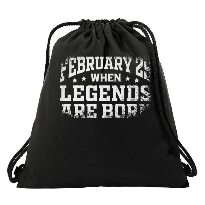 February 29 Birthday Leap Year For Cool Leap Day Drawstring Bag