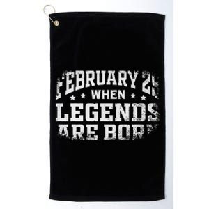 February 29 Birthday Leap Year For Cool Leap Day Platinum Collection Golf Towel