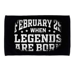 February 29 Birthday Leap Year For Cool Leap Day Microfiber Hand Towel