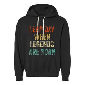 February 29 Birthday Cool Leap Year Garment-Dyed Fleece Hoodie