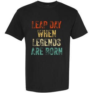 February 29 Birthday Cool Leap Year Garment-Dyed Heavyweight T-Shirt