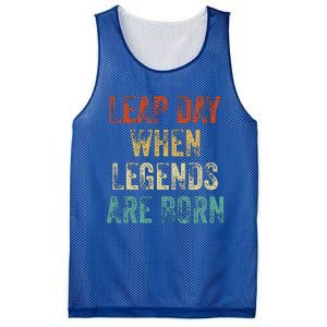 February 29 Birthday Cool Leap Year Mesh Reversible Basketball Jersey Tank