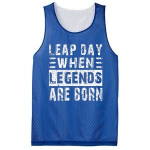 February 29 Birthday Cool Leap year Mesh Reversible Basketball Jersey Tank