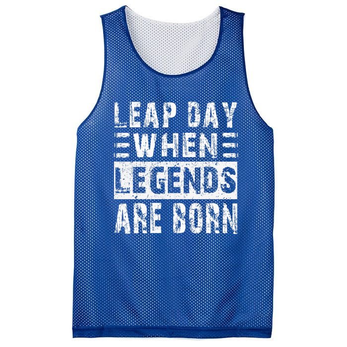 February 29 Birthday Cool Leap year Mesh Reversible Basketball Jersey Tank