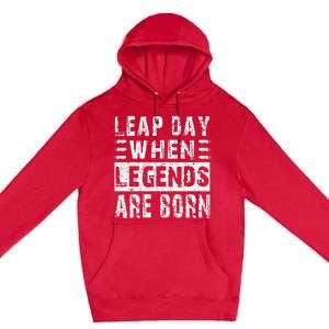 February 29 Birthday Cool Leap year Premium Pullover Hoodie