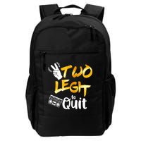 Funny 2nd Birthday Hip Hop Theme Two Legit To Quit 1 Backpack
